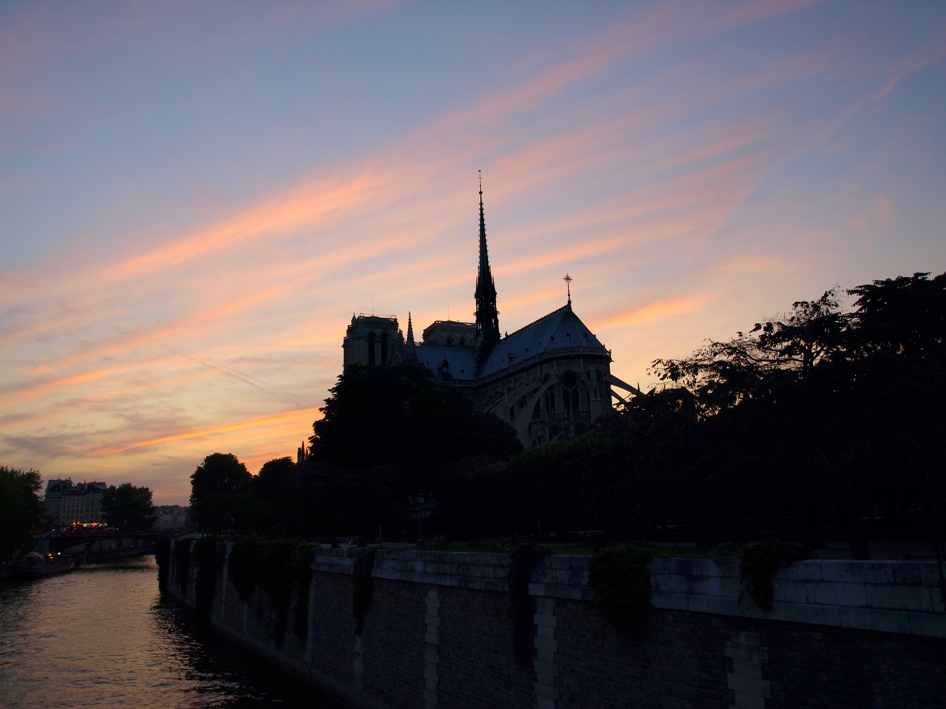 Last Light of the Day Over Notre Dame 1